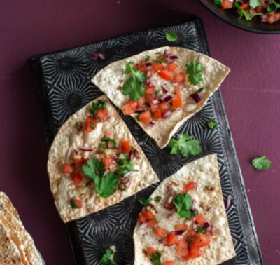 Bite Size Masala Poppadum